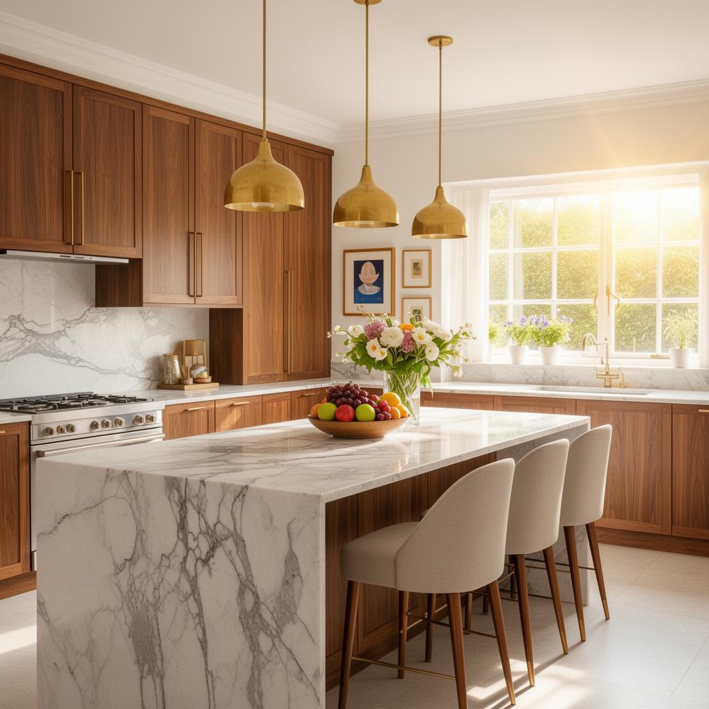 Beautifully staged kitchen
